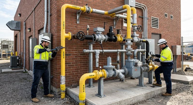 Commercial Gas Line Repair in Fredericksburg, VA
