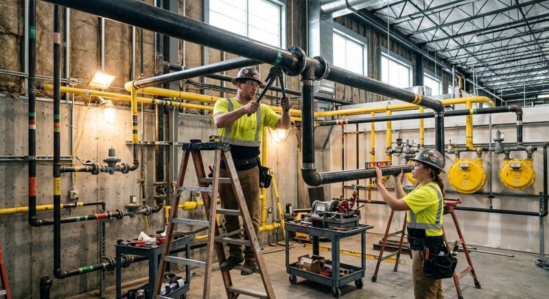 Commercial Gas Piping in San Antonio, TX