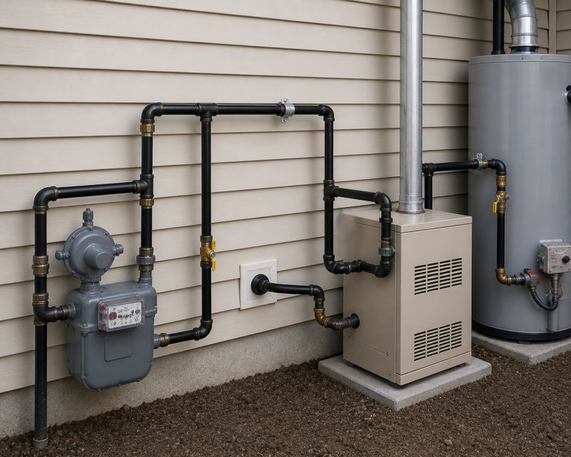 Natural Gas Plumbing in Fredericksburg, VA
